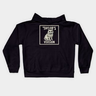 death metal taylors cat version Kids Hoodie